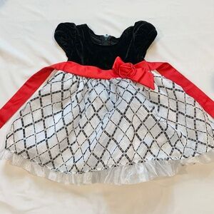 Baby girl holiday dress 3/6M